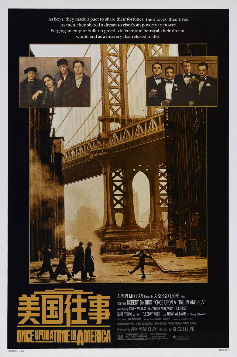 美国往事 Once Upon a Time in America 1984 罗伯特·德尼罗 史诗黑帮电影高清完整版下载