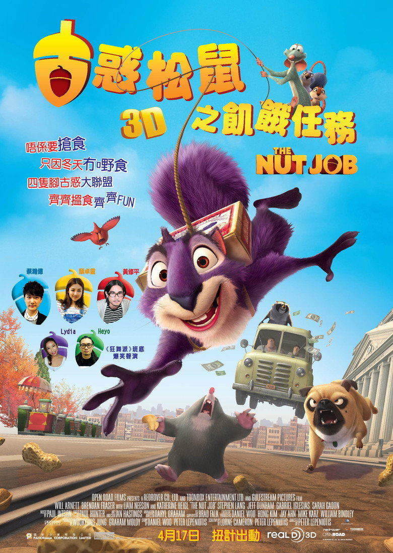 抢劫坚果店 The Nut Job 2014 Peter Lepeniotis 威尔·阿内特 布兰登·费舍电影高清完整版下载