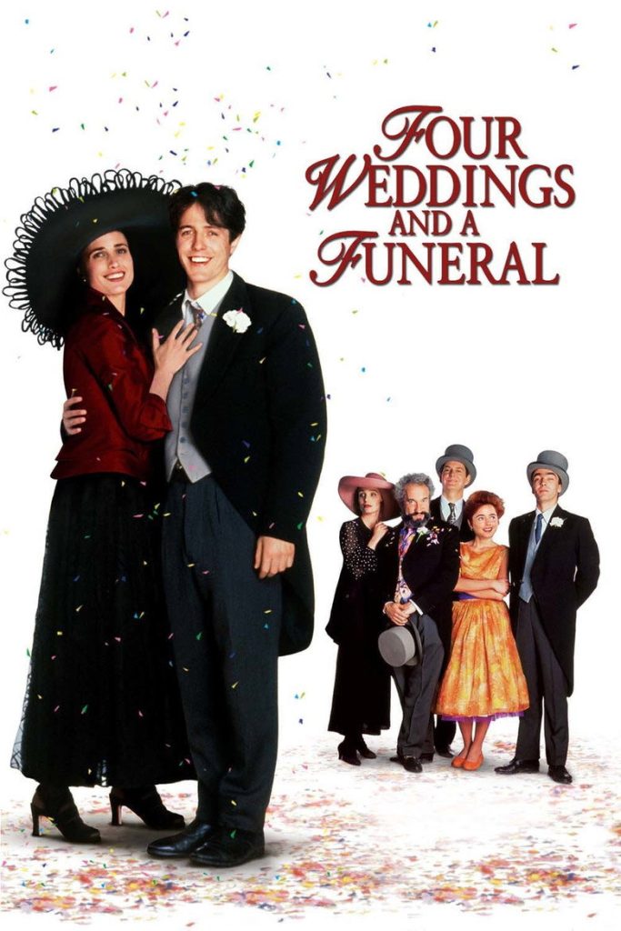 四个婚礼和一个葬礼 Four Weddings and a Funeral 1994 迈克·内威尔 休·格兰特 安迪·麦克道尔电影高清完整版下载