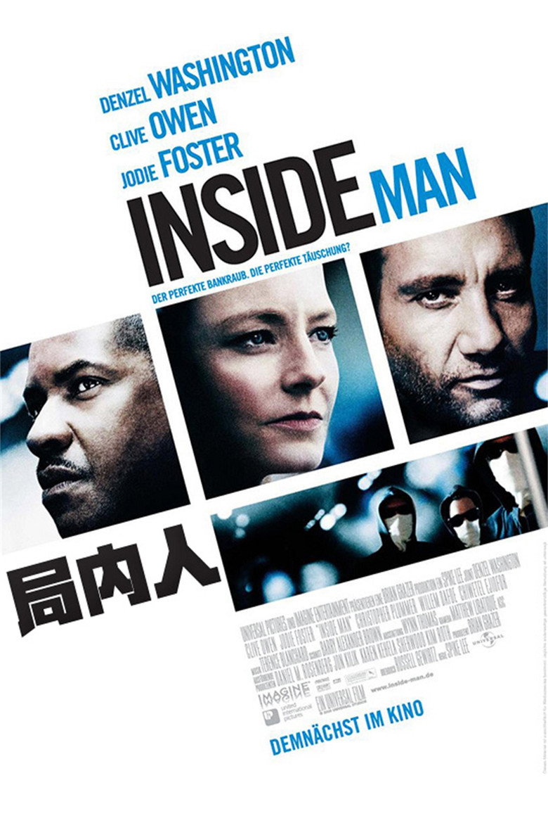 局内人 Inside Man 2006 斯派克·李 朱迪·福斯特 丹泽尔·华盛顿电影高清完整版下载